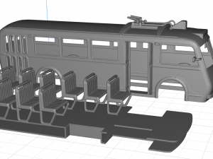 trolebus bilbao body printable 3d Modèles 3D en vedette