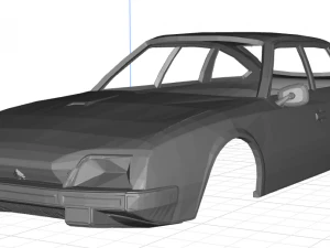 Karosserie eines Citroen CX zum Ausdrucken 3D Druckmodell