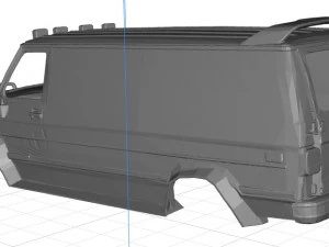 gmc ventrura a team body van printable 3d 3D Print Model