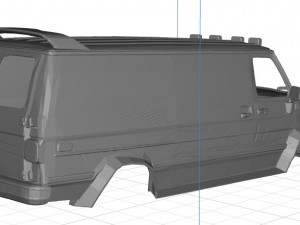 gmc ventrura a team body van printable 3d 3D 프린트 모델
