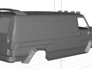 gmc ventrura a team body van printable 3d 3D Print Model