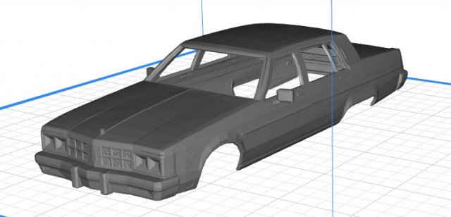 oldsmobile regency body car printable 3d 3D Принт Модель .c4d .max .obj .3ds .fbx .stl .blend 