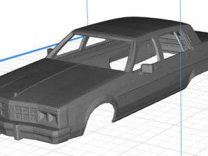 ओल्डस्मोबाइल रीजेंसी बॉडी कार प्रिंट करने योग्य 3डी 3D प्रिंट मॉडल