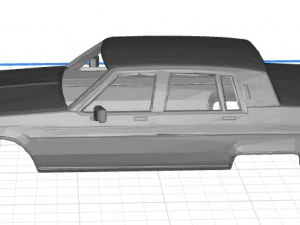ओल्डस्मोबाइल रीजेंसी बॉडी कार प्रिंट करने योग्य 3डी 3D प्रिंट मॉडल