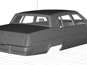 ओल्डस्मोबाइल रीजेंसी बॉडी कार प्रिंट करने योग्य 3डी 3D प्रिंट मॉडल