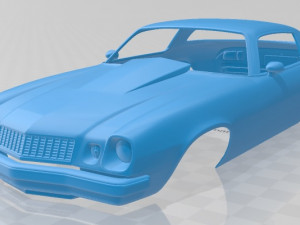 chevrolet camaro 1975 printable body car 3D Print Model