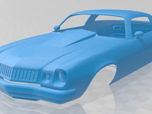 Chevrolet Camaro 1975 Karosserie zum Ausdrucken 3D Druckmodell