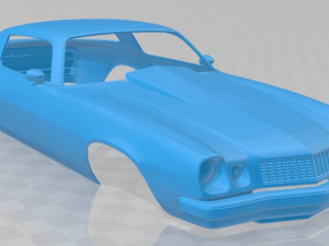 chevrolet camaro 1975 printable body car 3D 프린트 모델