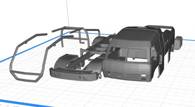 kamaz dakar truck printable 3d Modèles 3D en vedette .c4d .max .obj .3ds .fbx .stl .blend 