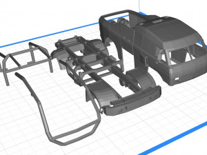 kamaz dakar truck printable 3d Modèles 3D en vedette