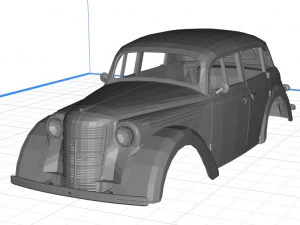 ओपल कैडेट 1936 प्रिंट करने योग्य 3डी बॉडी कार 3D प्रिंट मॉडल