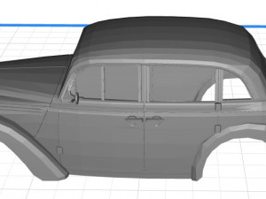 opel kadett 1936 printable 3d body car 3D-Druckmodell