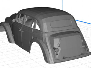 opel kadett 1936 printable 3d body car 3D-Druckmodell