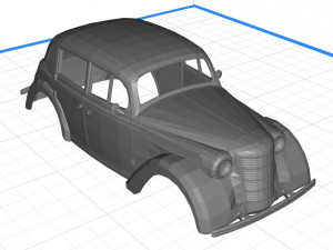 opel kadett 1936 printable 3d body car 3D-Druckmodell