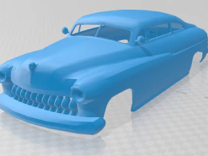 mercury coupe 1951 printable body car 3D Print Model