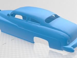 mercury coupe 1951 printable body car 3D 打印模型