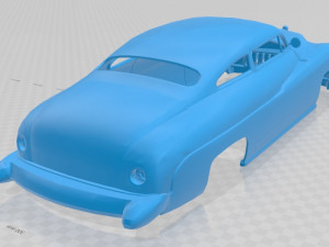 mercury coupe 1951 printable body car 3D 打印模型