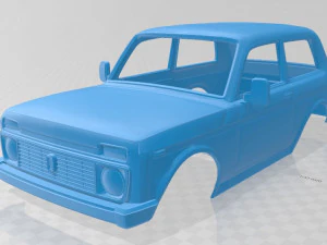 Lada Niva Karosserie zum Ausdrucken 3D Druckmodell