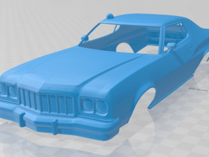 gran torino 1975 - starsky hutch printable body car 3D 打印模型