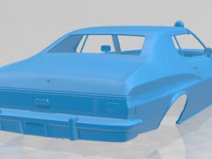 Gran Torino 1975 &ndash; Starsky Hutch Auto mit druckbarer Karosserie 3D Druckmodell