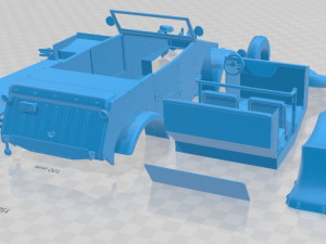 Volkswagen kubelwagen 1945 printable car Modèles 3D en vedette