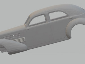 cord 812 - 1937 printable body car Modèles 3D en vedette