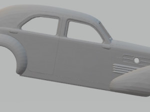 cord 812 - 1937 printable body car Modèles 3D en vedette