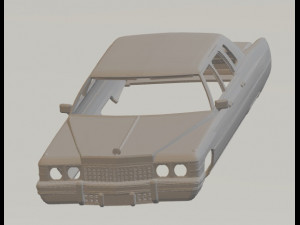 cadillac fleetwood 1975 printable body car 3D Print Model