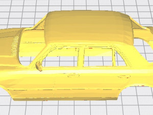 mercedes benz 450 w116 printable body car Modèles 3D en vedette
