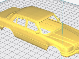 mercedes benz 450 w116 printable body car Modèles 3D en vedette