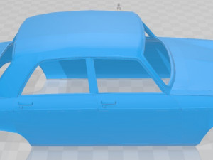 peugeot 204 printable body car Modèles 3D en vedette