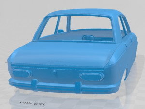 peugeot 204 printable body car Modèles 3D en vedette