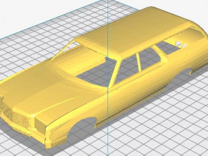 ltd 1977 印刷可能なボディカー 3Dプリントモデル