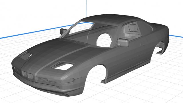 850 csi printable body car 3D 打印模型 .c4d .max .obj .3ds .fbx .stl .blend 