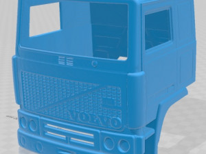 Volvo F10 Printable Body Cab 3D Print Model