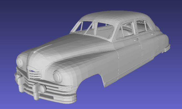 packard 1948 body car printable 3d Modèles 3D en vedette .c4d .max .obj .3ds .fbx .stl .blend 