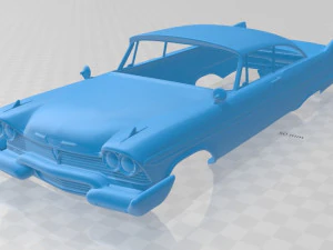 plymouth grand sport fury 1958 printable body car 3D Print Model
