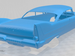 plymouth grand sport fury 1958 printable body car Modello di stampa 3D