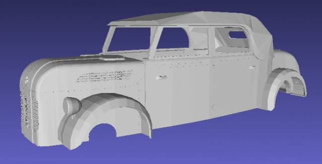 steyr 1500 printable body car with chassis Model Cetak 3D .c4d .max .obj .3ds .fbx .stl .blend 
