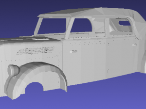 steyr 1500 printable body car with chassis 3D-Druckmodell