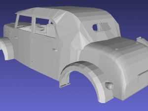 steyr 1500 printable body car with chassis Model Cetak 3D