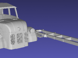 steyr 1500 printable body car with chassis Model Cetak 3D