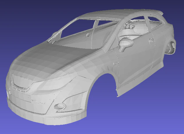 seat ibiza cupra printable body car 3D Print Model .c4d .max .obj .3ds .fbx .stl .blend 
