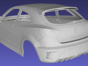 seat ibiza cupra printable body car 3D Print Model