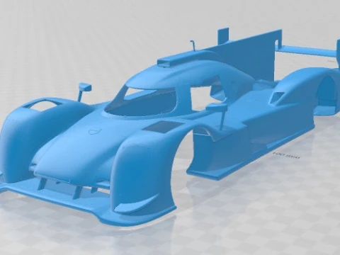 Porsche 919 Hybrid 2014 Carrocer&iacute;a imprimible Modelo de impresión 3D