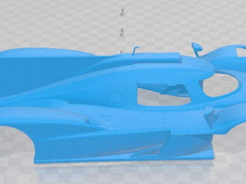Porsche 919 Hybrid 2014 Printable Body Car Modelo de impresión 3D