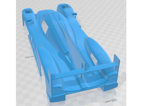 Porsche 919 Hybrid 2014 Printable Body Car Modelo de impresión 3D