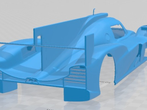 Porsche 919 Hybrid 2014 Printable Body Car Modelo de impresión 3D