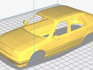 peugeot 309 printable body car 3D Print Model