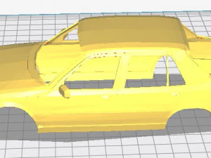 peugeot 309 printable body car 3D Print Model